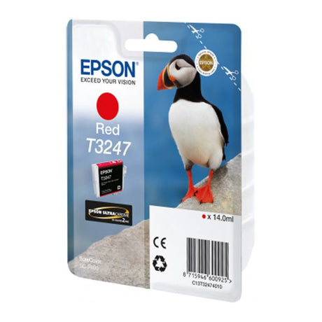 Tinta Epson T3247 Puffin Rojo C13T32474010 SC-P400