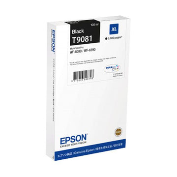 Tinta Epson T9081 XL Negro C13T908140 WF-6090DW / WF-6590DWF
