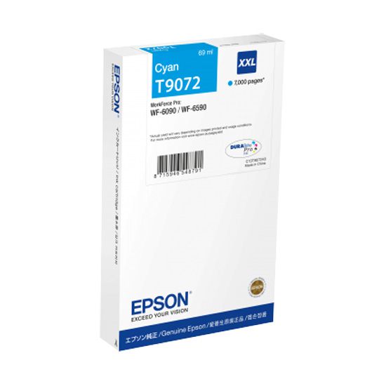 Tinta Epson T9072 XXL Cian C13T907240 WF-6090DW / WF-6590DWF
