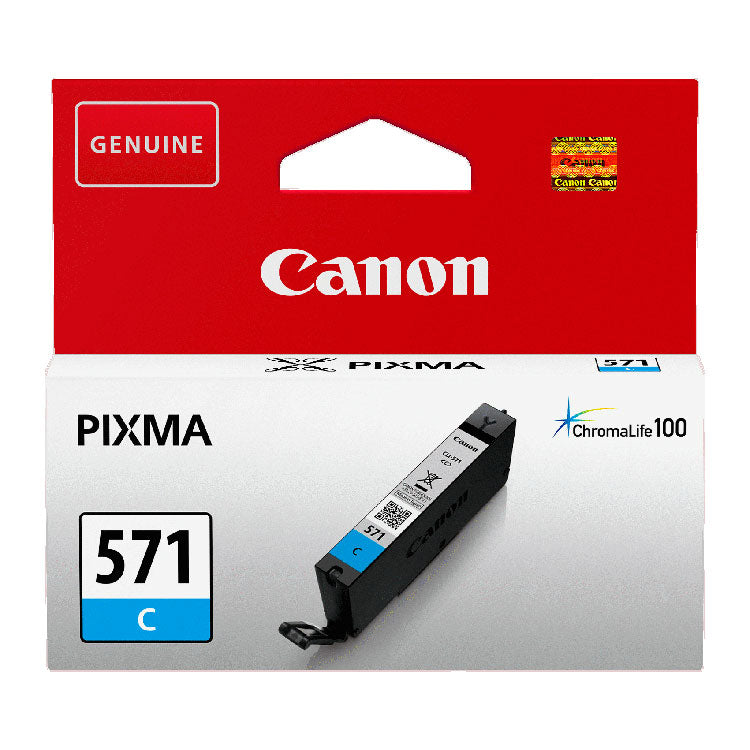 Tinta Canon CLI-571C 0386C001 Cian
