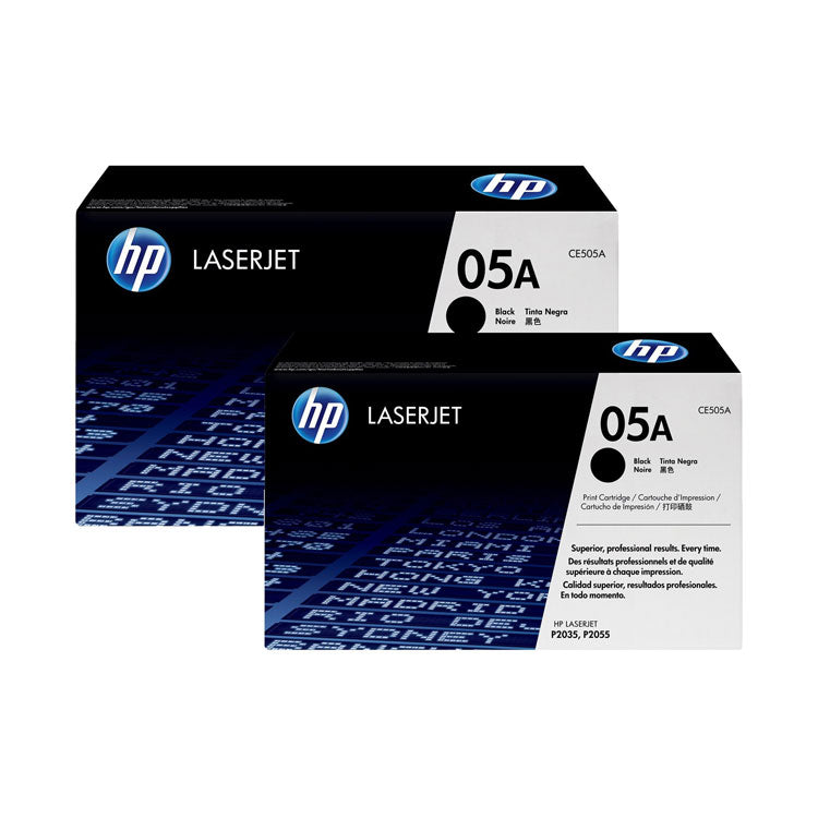 Tóner HP 05A CE505D Pack 2