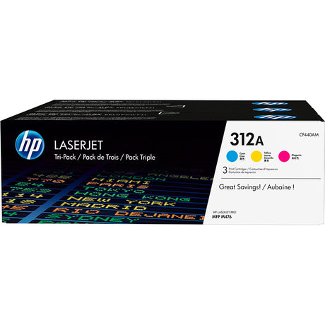 Pack Tóner HP 312A CF440M 3 Colores