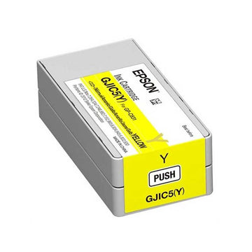TINTA EPSON GJIC5(Y) COLORWORKS C831 AMARILLO C13S020566