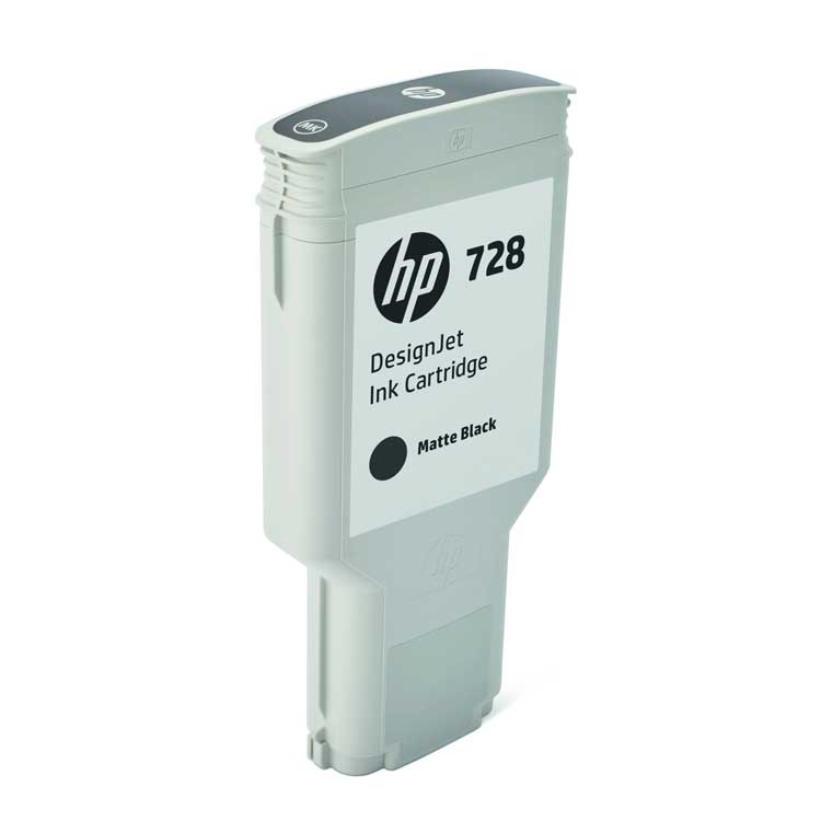 Tinta HP 728 Negro Mate F9J68A Original