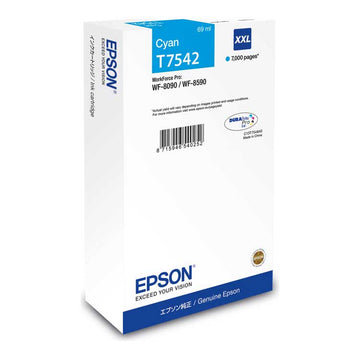 Tinta Epson T7542 XXL Cian