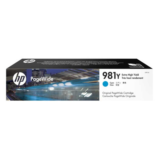 Tinta HP 981Y L0R13A Cian PageWide 556 / 586
