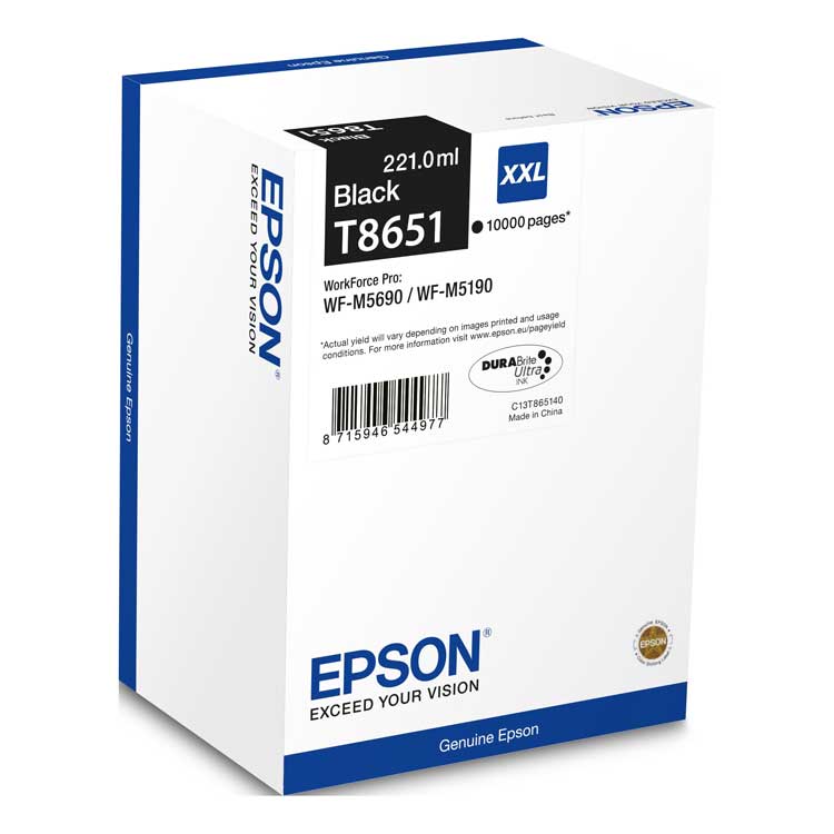 Tinta Epson T8651 WF-M5190DW / WF-M5690DWF C13T865140