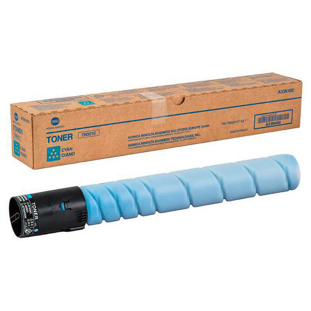 Toner Konica TN321C A33K450 Cian