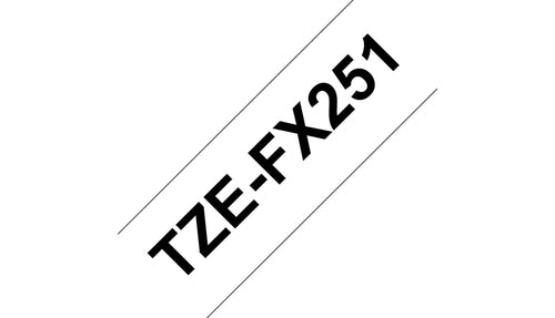 C. Laminada Flexibles 24mmx8m Blanco/Negro TZFX-251 imagen 1