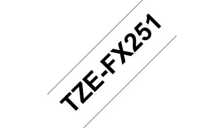 C. Laminada Flexibles 24mmx8m Blanco/Negro TZFX-251 imagen 1