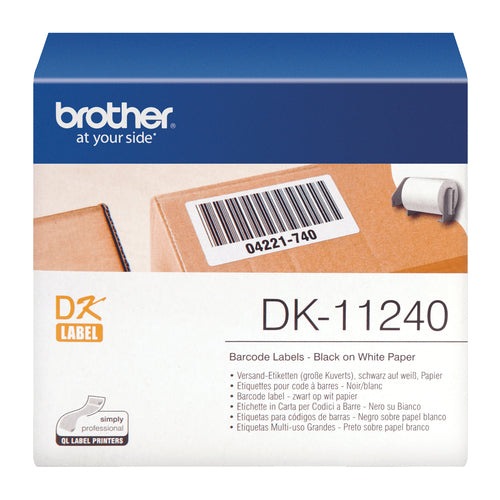 Brother DK-11240 Etiquetas Adhesivas Precortadas 102x51mm imagen 1
