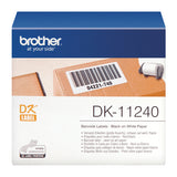 Brother DK-11240 Etiquetas Adhesivas Precortadas 102x51mm imagen 1