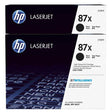 Pack Tóner HP 87X CF287X 2 Unidades