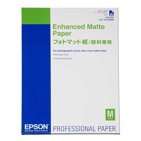 Papel Fotografico Epson A2 192 G/M² Mate