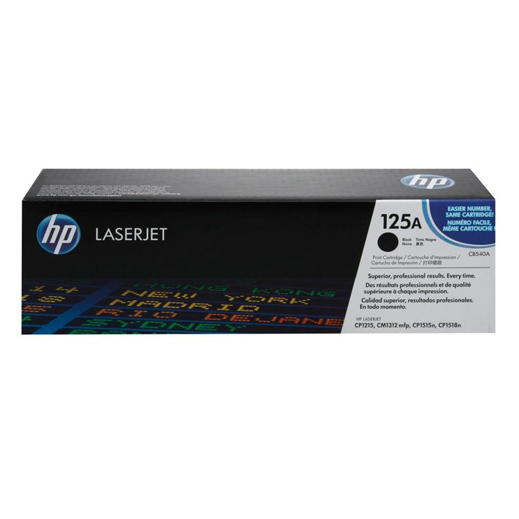 Tóner HP 125A CB540A negro Original