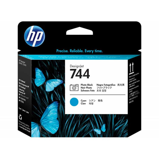 Cabezal HP 744 Negro foto / Cian F9J86A