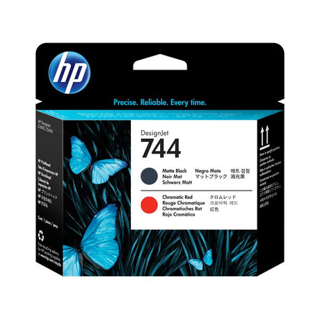 Cabezal HP 744 Negro Mate / Rojo Cromatico