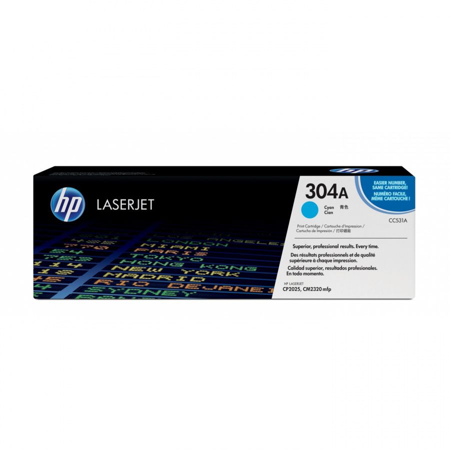 Tóner HP 304A CC531A Cian Original