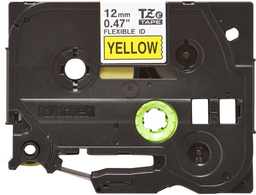 C. laminada Brother flexible Amarillo/Negro TZE-FX631 12MM X 8M imagen 1