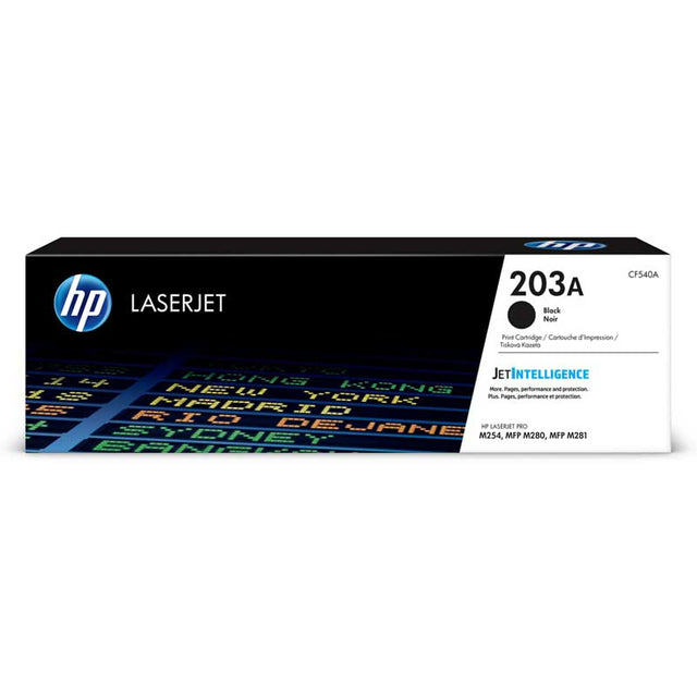 Tóner HP 203A CF540A negro Original