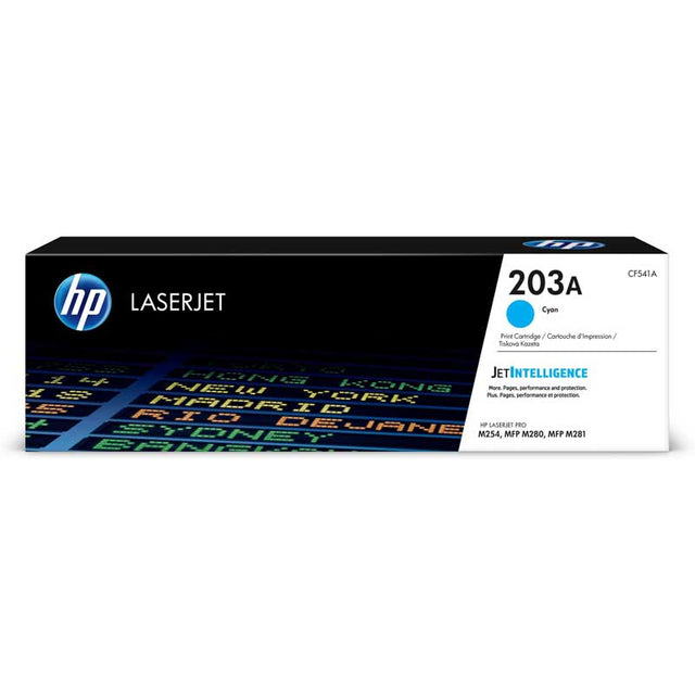 Tóner HP 203A CF541A Cian Original