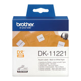 Brother DK-11221 Etiquetas Adhesivas Cuadradas 23x23mm imagen 1