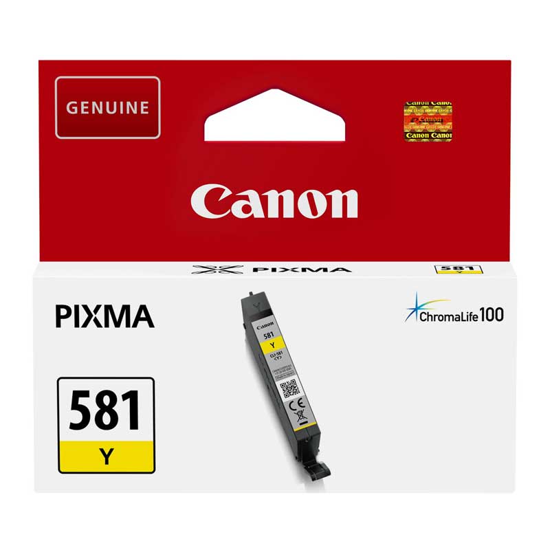 Tinta Canon CLI-581Y Amarillo 2105C001