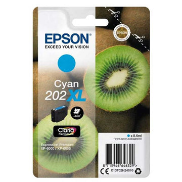 TINTA EPSON 202XL KIWI C13T02H24010 CIAN