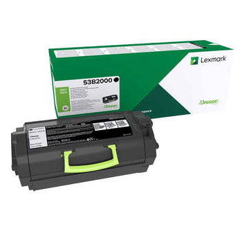 Toner Lexmark 53B2000 Negro