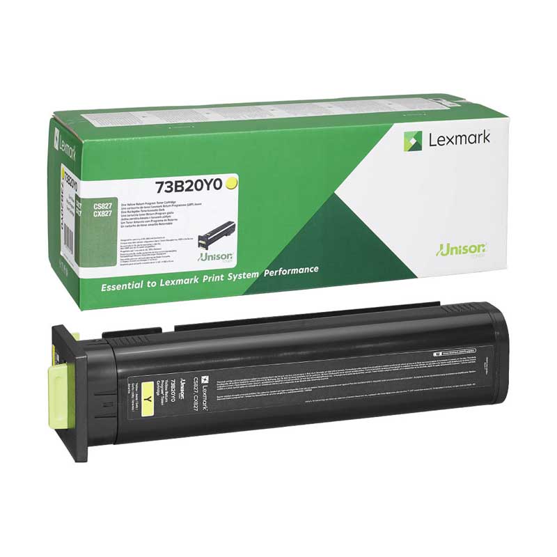 Toner Lexmark 73B20Y0 Amarillo