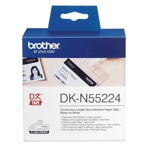 Brother DK-N55224 Rollo Papel Continuo No Adhesivo 54mm imagen 1