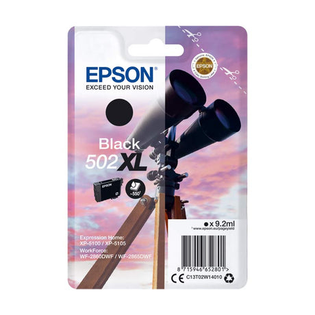 Tinta Epson 502XL Binoculares C13T02W14010