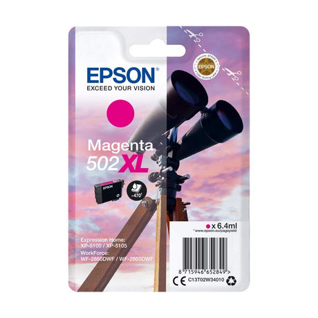 Tinta Epson 502XL Binoculares C13T02W34010
