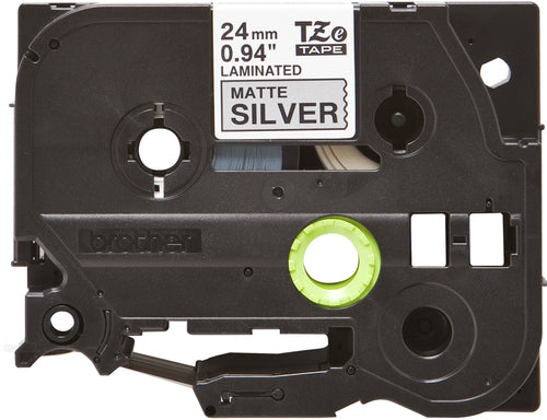 C.Laminada 24mmx8m Plata/Negro Metálica Brother TZ-M951 imagen 1