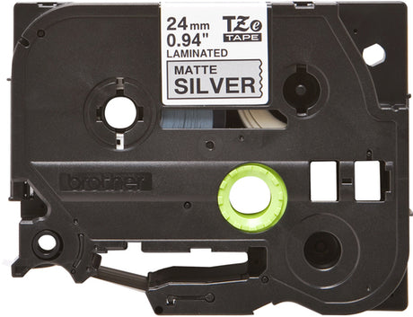 C.Laminada 24mmx8m Plata/Negro Metálica Brother TZ-M951 imagen 1