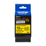 C. Laminada Superadhesiva 12mmx8m Amarillo/Negro Brother TZ-S631 imagen 2