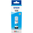 Tinta Epson 106 Cian C13T00R240