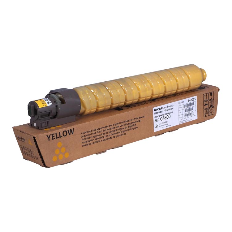 Toner Ricoh 842035/884931 Amarillo MP C3500 MP C4500