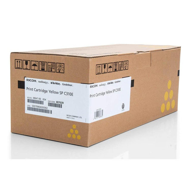 Toner Ricoh 407639 406351 SPC 310sy Amarillo SP C310 SP C231SF