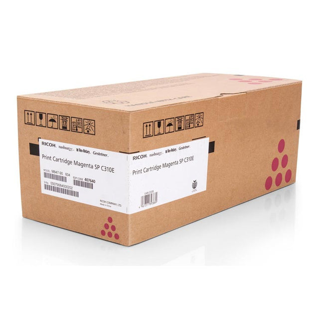 Toner Ricoh 407640 406350 SPC 310SM Magenta SP C310 SP C231SF
