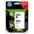 Tinta HP 304 3JB05AE Multipack Negro / Color