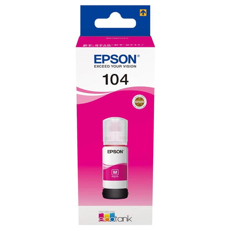 Tinta Epson 104 Ecotank Magenta C13T00P340