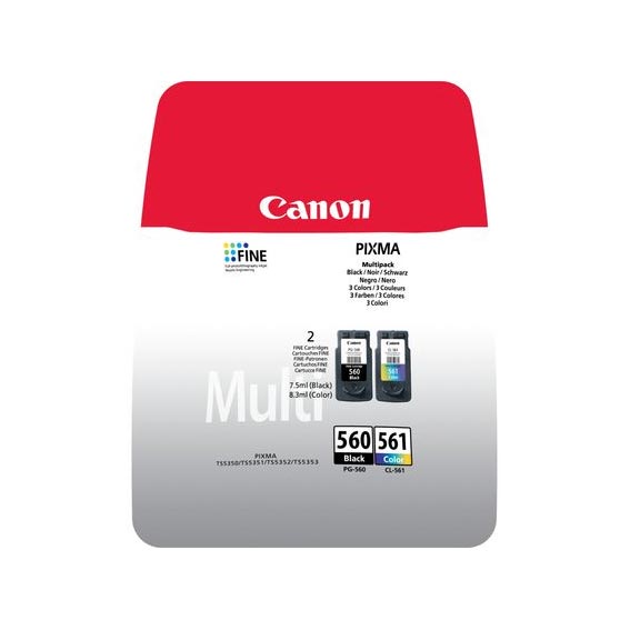 Pack Tinta Canon 560 PG-560 561 CL-561 3713C006