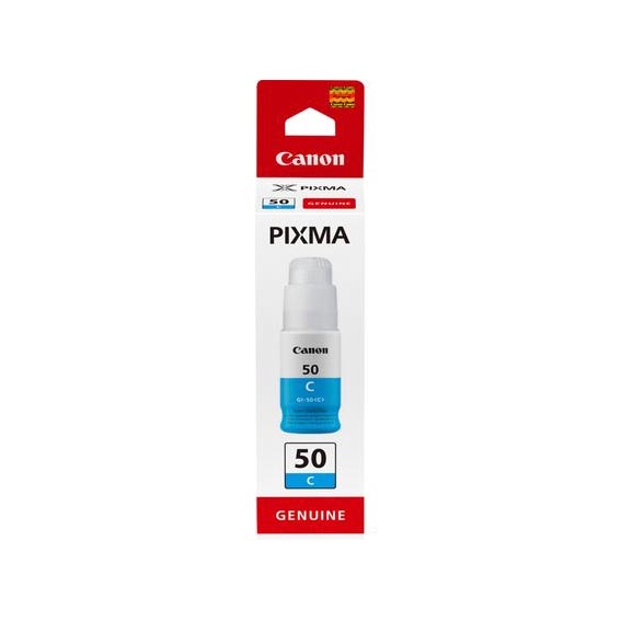 Tinta Canon GI-50C Recarga Cian 3403C001 Pixma G6050 G5050