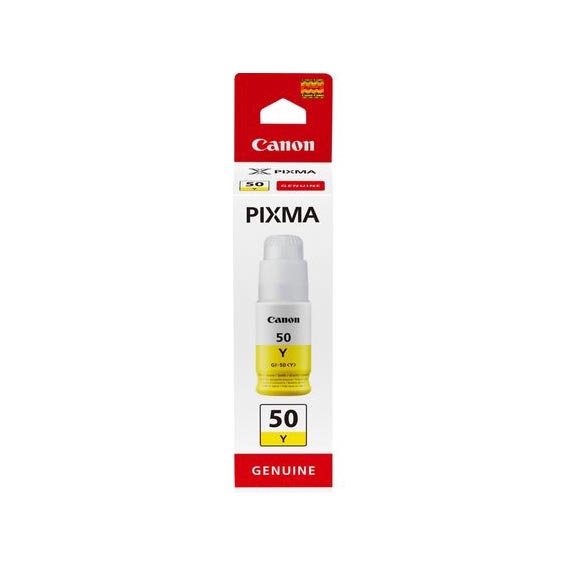Tinta Canon GI-50Y Recarga Amarillo 3405C001 Pixma G6050 G5050