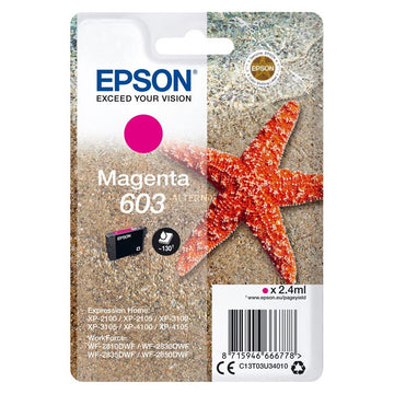 Tinta Epson 603 Estrella de Mar Magenta C13T03U34010