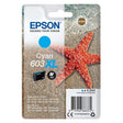 Tinta Epson 603XL Estrella de Mar Cian Alta Capacidad
