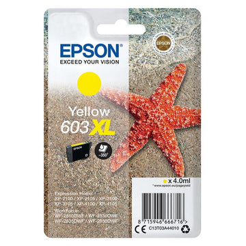 Tinta Epson 603XL Estrella de Mar Amarillo Alta Capacidad