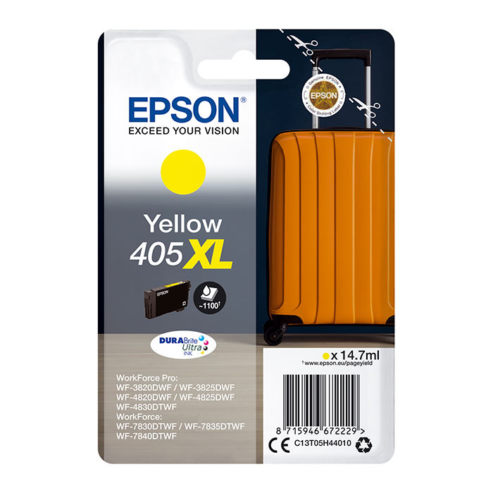 Tinta Epson 405XL Maleta Amarillo C13T05H44010