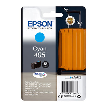 Tinta Epson 405 Maleta Cian C13T05G24010